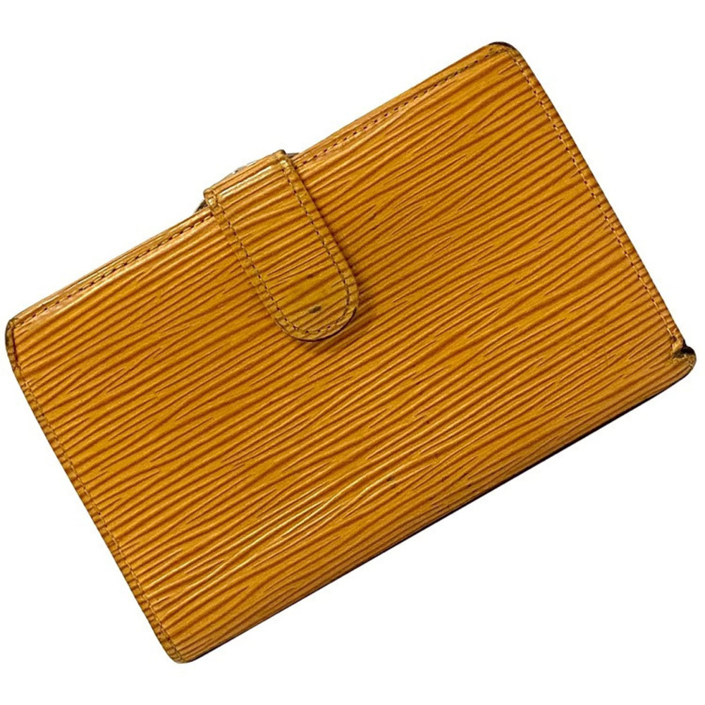 Louis Vuitton Portemonnaie Viennois Wallet Yellow Purple Tassili Epi Leather - Picture 1 of 9